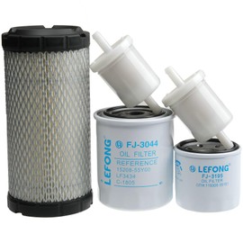 TONNISI ST-3044 Air Oil Fuel Hydraulic Filter Kit Fits Kubota BX series Bx23s BX24 BX25 BX1500 BX1800 BX1830 BX1850 BX1860 BX1870 Bx1880 BX2230 BX2350 BX2360 BX2370 Bx2380 tractor (5 Pcs)