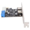 USB3.0 Expansion Card 2 Port 19 Pin 4P PCIE to