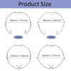 Roosea Pack of 30 Retaining Spring Rings for 50 mm