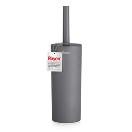 Rayen Toilet Brush with Lid Grey 37 x 9.2 cm