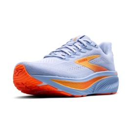 Brooks Women’s Ghost 17 Neutral Running Shoe - Blue Heron/White/Orange - 7 Medium