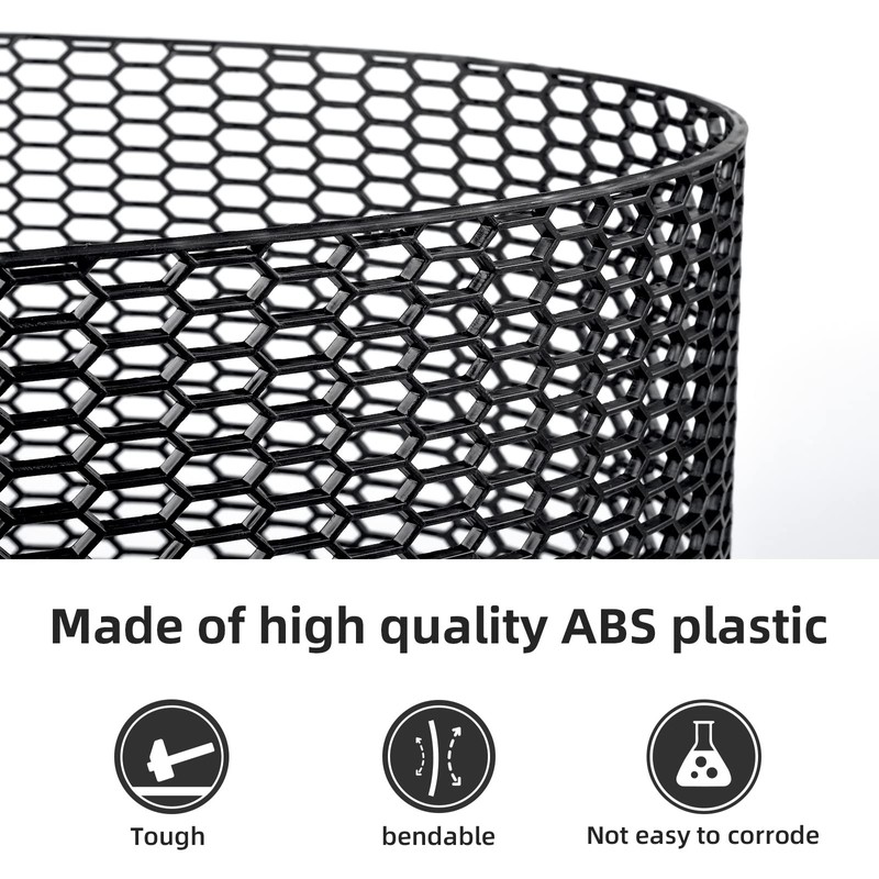 AggAuto 47"x16" ABS Plastic Universal Car Grill Mesh, Automotive Grille