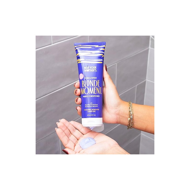 Not Your Mothers Champú y Acondicionador Blonde Moment Morado(Paquete de