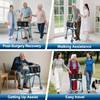 Walkers for Seniors with Seat, Lightweight Folding Space Saver Mobility