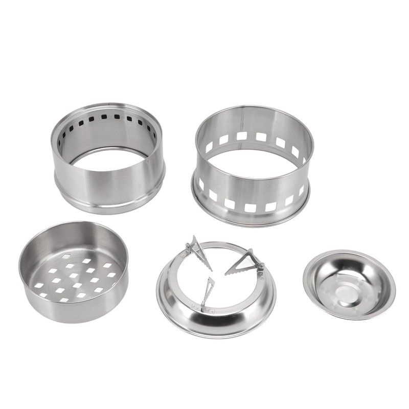 Mini Alcohol Stove for Camping Hiking Stainless Steel Campfire Stove