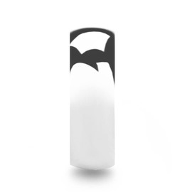 Roy Rose Jewelry Mens Titanium Domed Wedding Ring - Polished Finish Comfort Fit - 6mm Wide - Style name: PETERSON - Ring Size 10.5