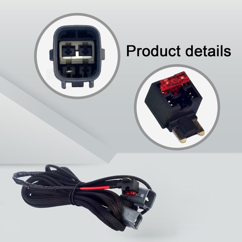 OEM LED Headlight Conversion Harness with DRL Adapter Harness 2014-2019