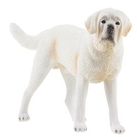 NOLITOY Realistic Saint Dog Figurine Model Decorative Dog Statue for Home Garden for Pet Lovers for Indoor Outdoor Decor