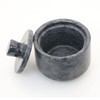 Marble Salt Cellars, Black Salt box With Cover, Salt Holder