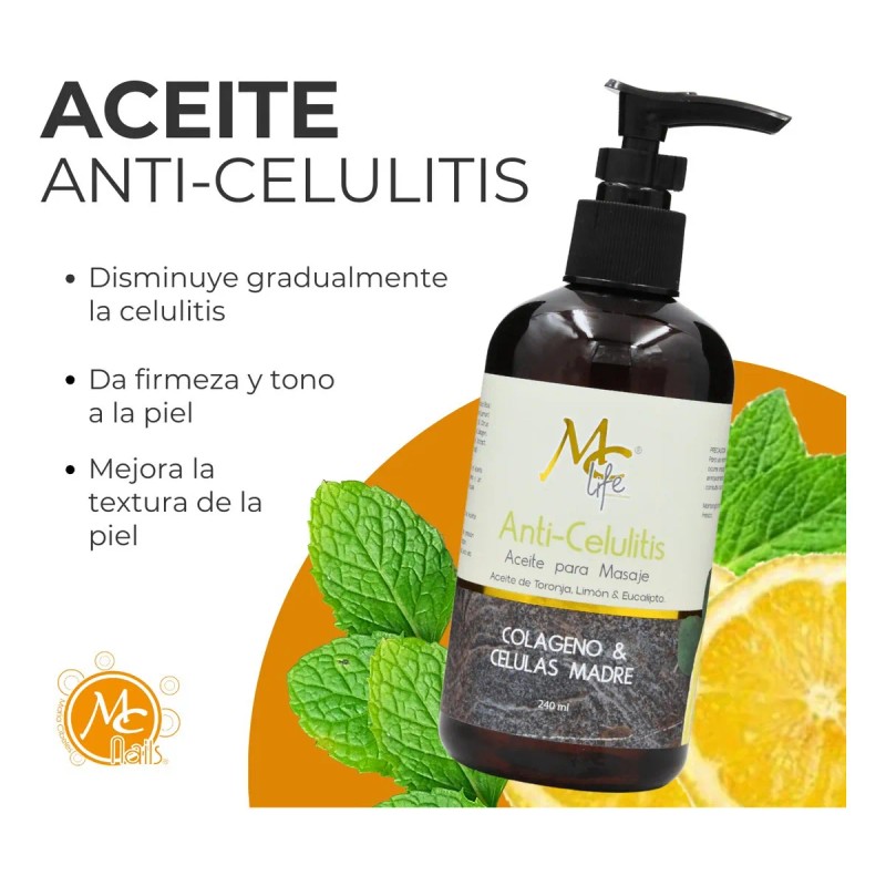 Kit Mc Life, Anticelulitis Serum Crema Baba De Caracol Momento