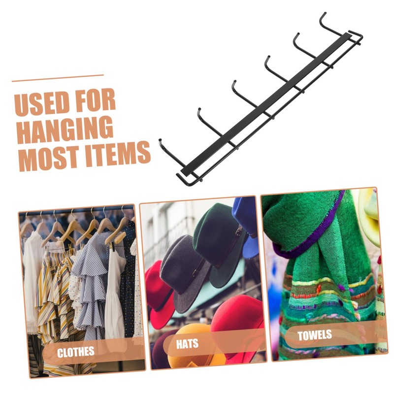Alipis Hanging Rail Rack Kitchen Utensil Hanger Wall Mount Pot