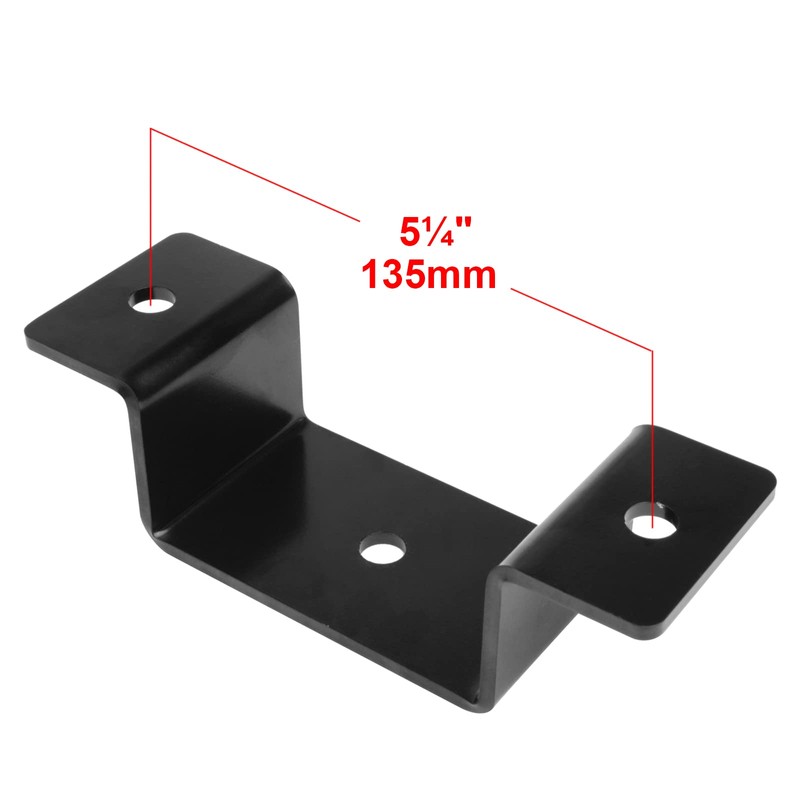 eoere 4 PCS Trailer Stake Pocket Brackets, Fit 2x4 Lumber