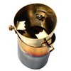 R-STYLE Oval Type Stainless Steel Muffler Cutter (Black Gold)