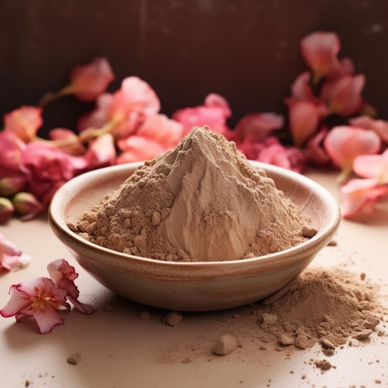 Ghassoul Lava Earth Powder - Ultra Fine Clay for Hair