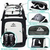 SEMSTY Ski Boot Bag, 55L Waterproof Snowboard & Ski Boots