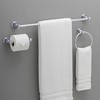 Franklin Brass Kinla 3-Piece Bathroom Set Polished Chrome 24" Towel