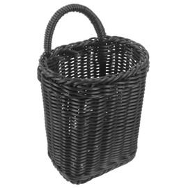 Gatuida Elegant Wall Hanging Basket Rattan Storage Woven Basket Home Office Decor Details 2 Sizes