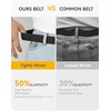 CHAOREN Men's Elastic Belt, Braided Belt Without Holes, Robust Construction