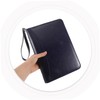 COHEALI Refillable Padfolio Binder with Zipper Artificial Leather Portfolio Notebook
