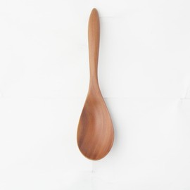 Nagao Sao Wood Risotto Spoon, 6.3 inches (16.0 cm), Set of 2, Wooden