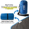 BRAWNTIDE Large Outdoor Waterproof Blanket - Quilted, Extra Thick Fleece,