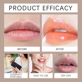 Aceite Aclarador De Labios Para Labios Negros, BáLsamo Labial Hidratante E Iluminador En Barra, BáLsamo Labial Para Lab/ios Secos Y Agrietados, Barra De HidratacióN Profunda Para Lab/ios (6 PCS)