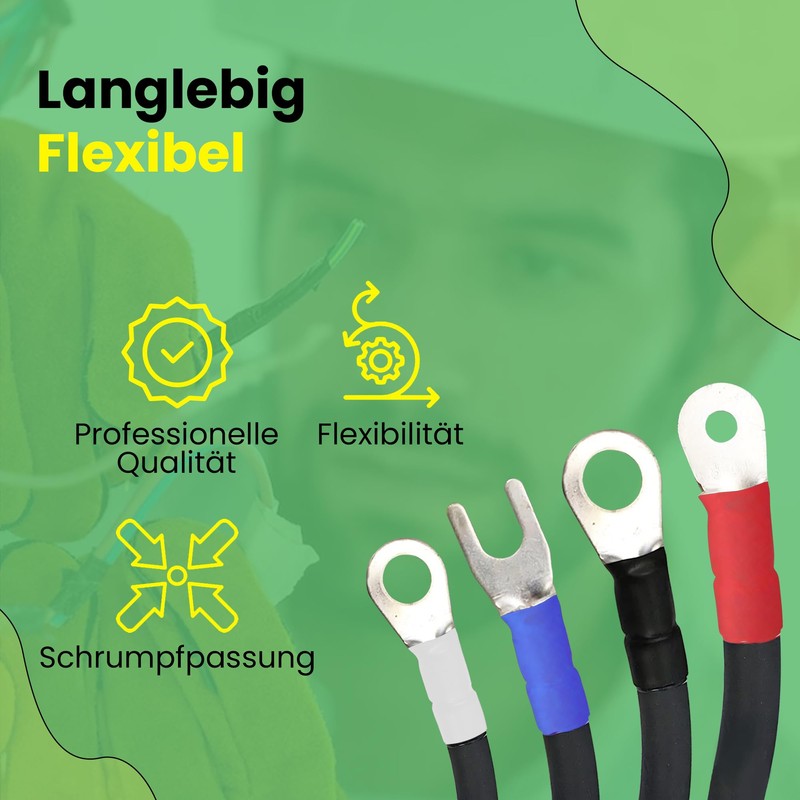 Offgridtec Heat Shrink Tubing 25.4 mm > 12.7 mm Red
