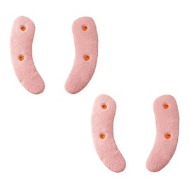 NUZAMAS Paar Toilettensitzbezüge, selbstklebend, tragbar, waschbar, wiederverwendbar, Universal-Wärmer-Toilettensitzpolster, weiches Toilettenkissen für Zuhause, Badezimmer