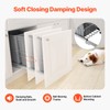 VEVOR Pull-Out Trash Can, 27 QT x2 Double Under Mount