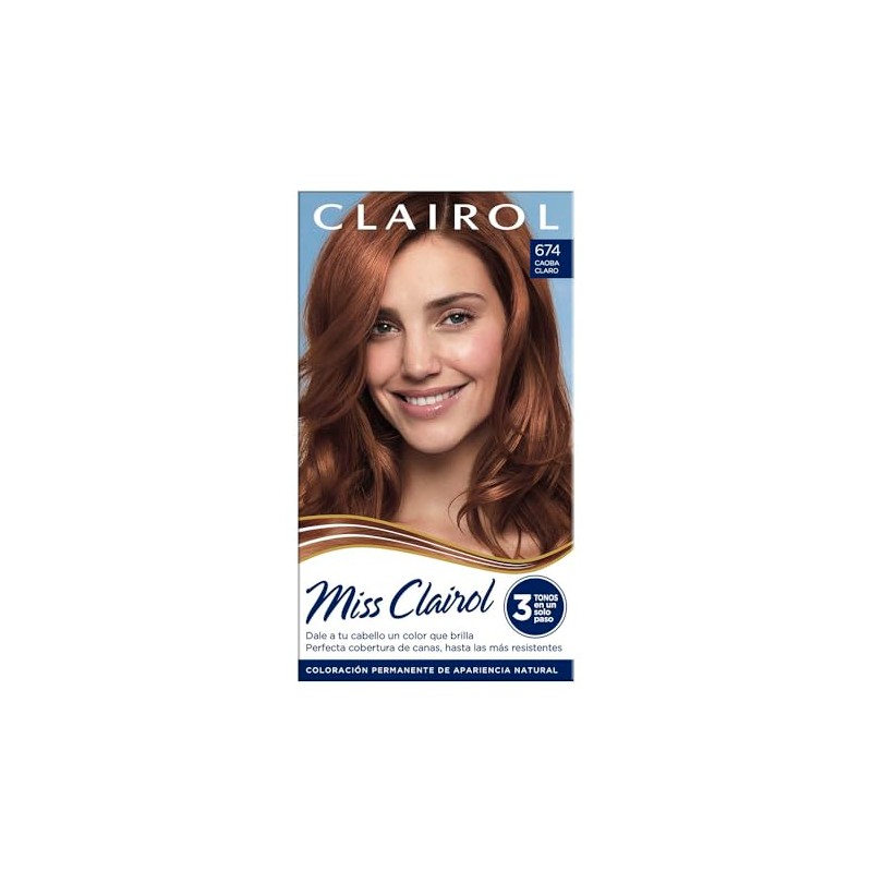 Miss Clairol Tinte Permanente 674 Caoba Claro
