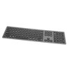 Bluetooth Keyboard with Numeric Keypad Skid Resistance Pads 110 Keys