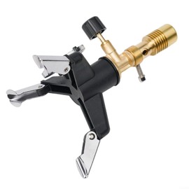 Tragbarer Bunsenbrenner, Bunsenbrenner, Licht-Gasbrenner, schwarz + kupferfarben