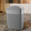AnnkkyUS Papelera de Plástico con Tapa Oscilante, Cubos de Basura