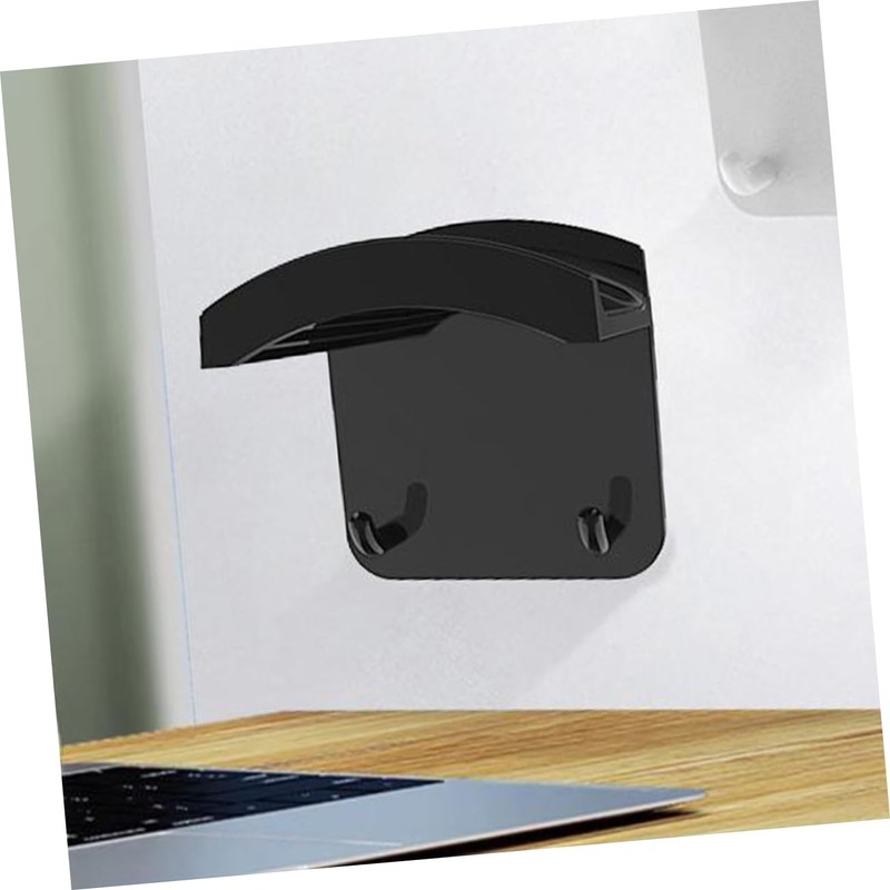 CAXUSD 2pcs Wall Mount Headphone Stand No Drill Headset Hanger