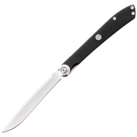 Kai Folding Personal Steak Knife, 3.25” Handcrafted Japanese Knife, Japanese 420J2 Stainless Steel Blade, Black Handle