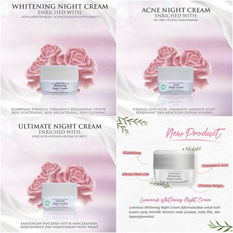 Night cream ms glow