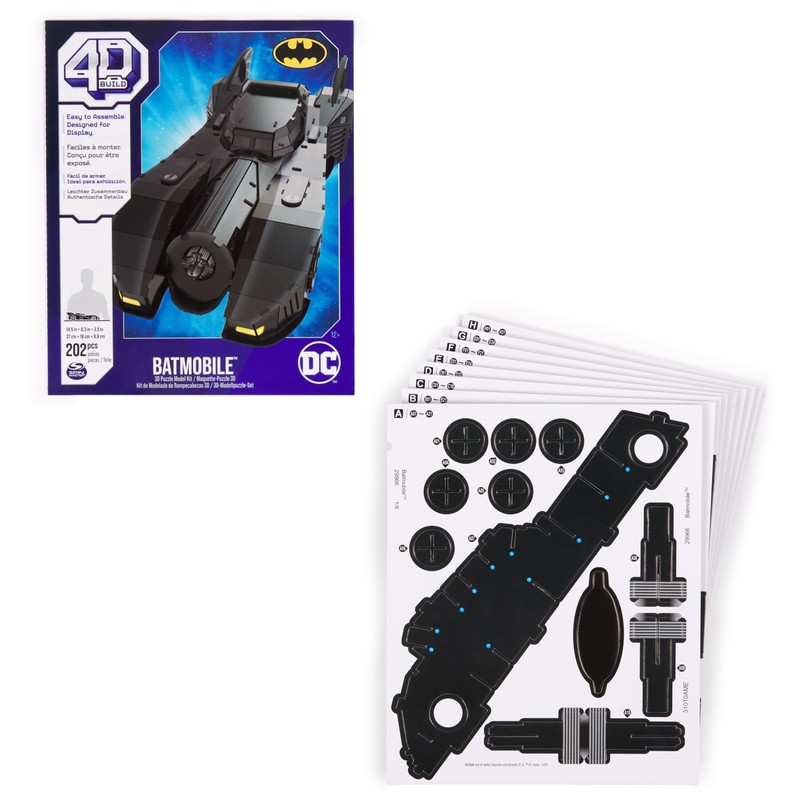 DC 6070178 4D Build Adult Puzzle Retro Batmobile