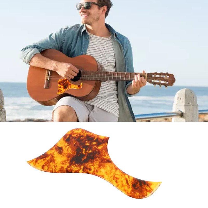 Guitar Pickguard Pick Guard Plate Celluloid Instrument Accessory for 38in