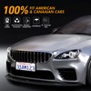 License Plate Frame,2PCS Silicone License Plate Frames with Drainage Holes,