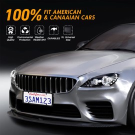 License Plate Frame,2PCS Silicone License Plate Frames with Drainage Holes, Rust-Proof, Weather-Proof and Rattle-Proof License Plate Holder for Car - Black