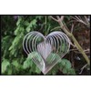 Wind Chime Heart/Christmas Decoration Heart/Stainless Steel (Large Heart 240 mm)