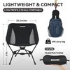 MARCHWAY Lightweight Folding Camping Chair, Portable Foldable Compact for Outdoor