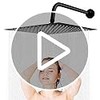 Regaderas para Baño 12 Pulgadas Con Brazos de Ducha de