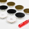 20mm 3 Colors Mixed 12pcs Metal Jeans Button for Replacement,