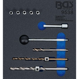 BGS 9538 Thread Repair Kit for Injector Mounting Screws 10 Pieces