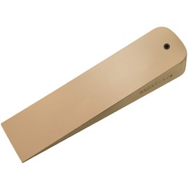 CS Unitec | Non-Sparking Aluminum Bronze Flange Wedge with Lanyard Hole | Metal Pipefitting Welding Tool | 1-1/4 in x 2 in x 8 in