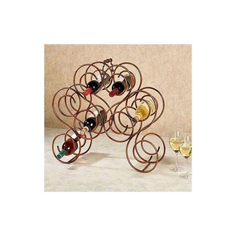 Touch of Class Brady Wine Bottle Rack Burnished Bronze