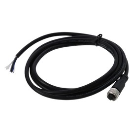 FEIYING Straight Metal Sheathing Plug,M12 Female Straight 5 Pins Connector,Aviation Electrical Wire Cable Connector