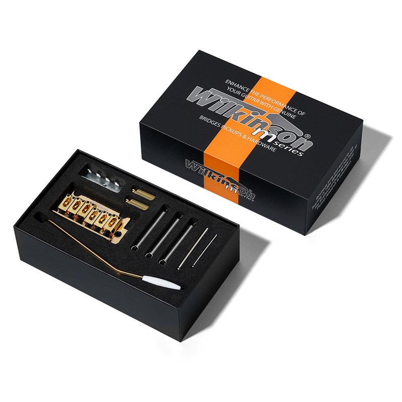 Wilkinson WOV06 2-1/8 inch 2-Point ST Guitar Tremolo Bridge for