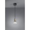Trio Leuchten Pendant lamp, Metal, Schwarz Matt/Bronzefarbig
